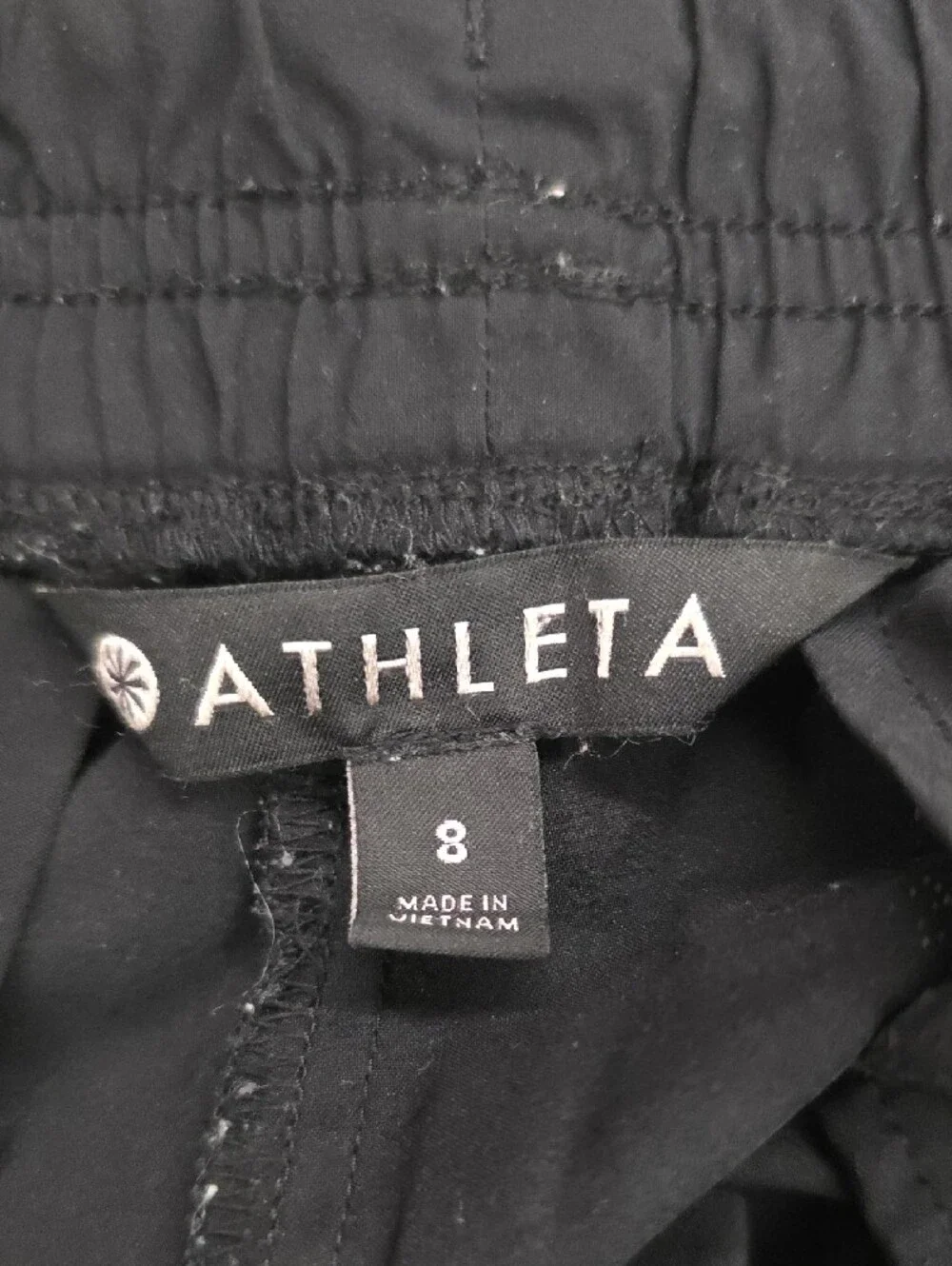 Athleta Revive Adjustable Hem Pants Black Size 8